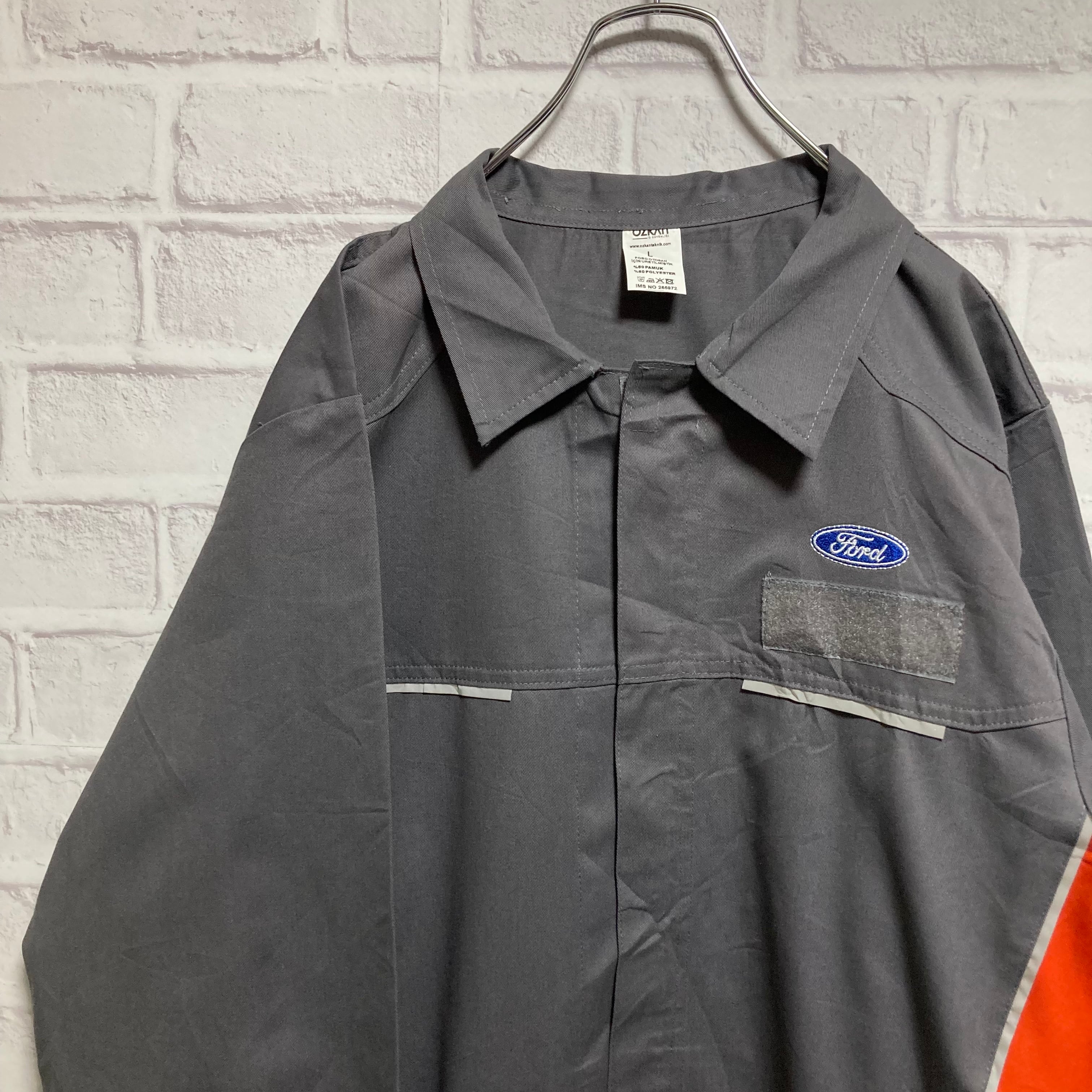 FORD】L/S Work Shirt L ワークシャツ 長袖シャツ 企業モノ フォード ...