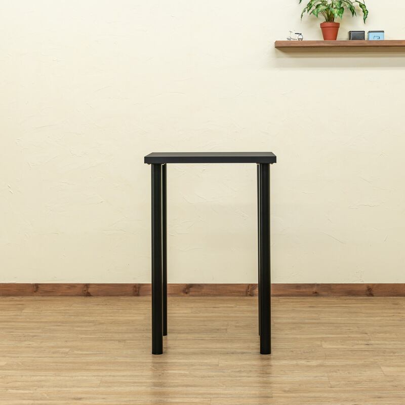 フリーバーテーブル　60×45 ブラック フリーバーテーブル 60×45 BK/WH | fuchiwakiya-select