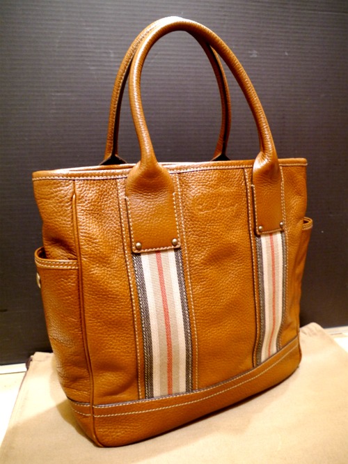 美★BURBERRY PRORSUMバーバリープローサム A4対応レザー バッグ