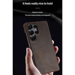 ◆Galaxy S26/S25/S24/Plus/Ultra◆ Crazy Horse Leather Phone Case / クレイジーホース 本革 スマホケース