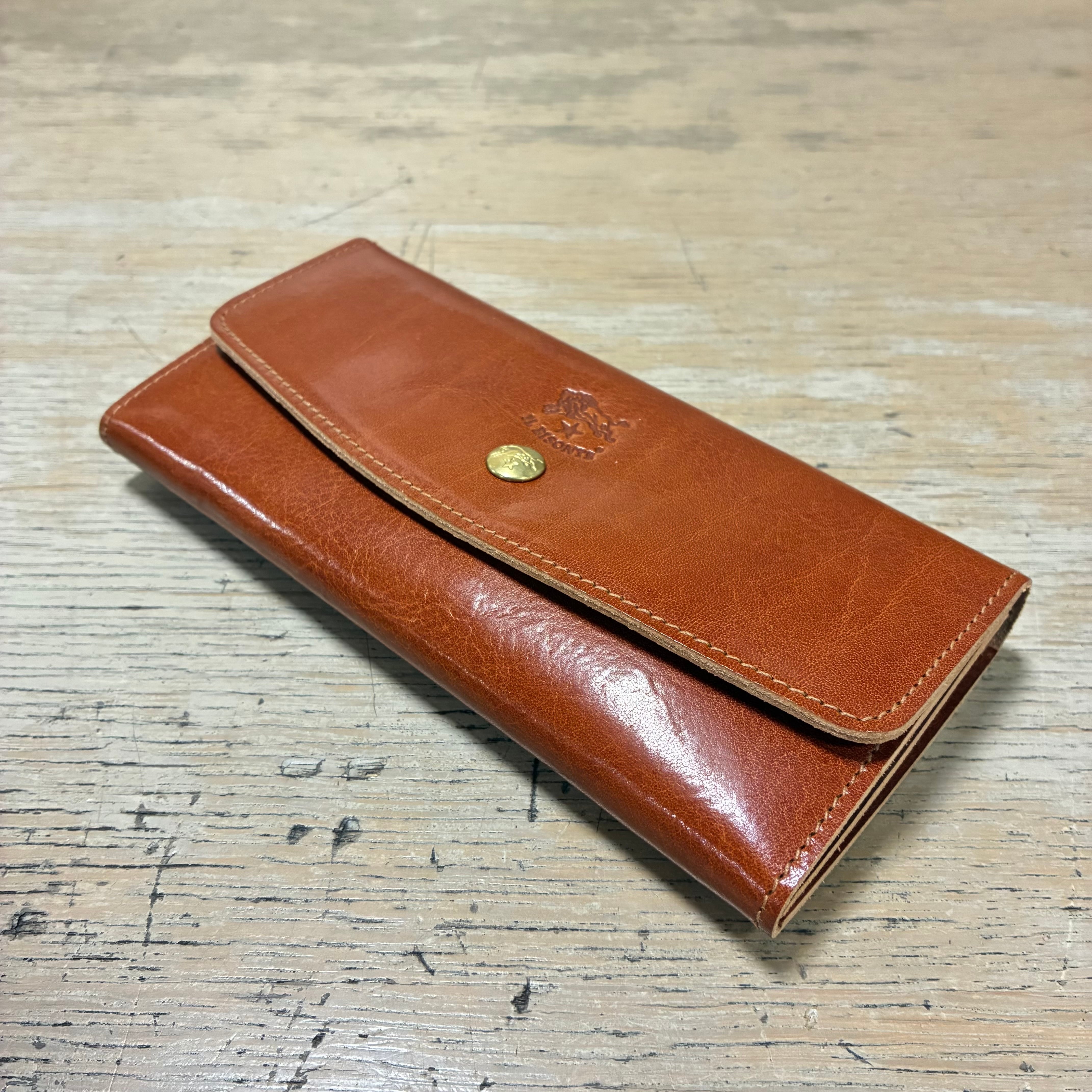 IL BISONTE イルビゾンテ ANTIQUE レザー 長財布【54252309840】 (COL