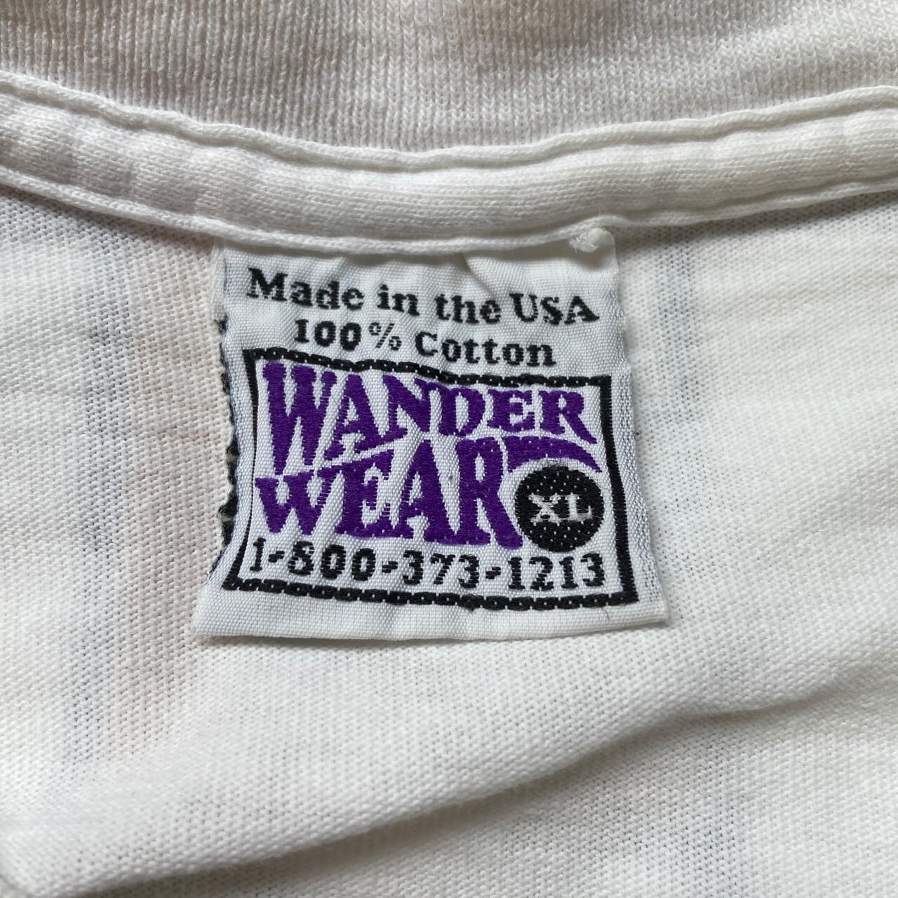 90年代 USA製 WANDER WEAR スマイル ニコちゃん プリントTシャツ 