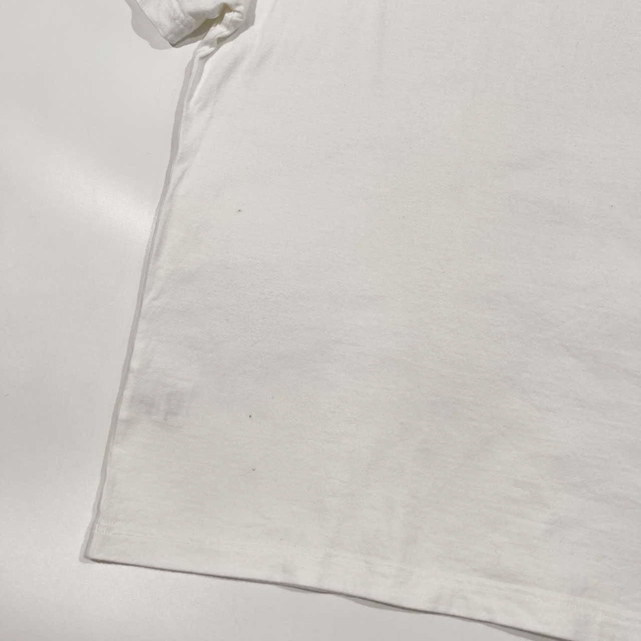 LACOSTE ラコステ FRENCH BRAND Vネック 半袖 Tシャツ サイズ 4 /ホワイト/ファブリカ/日本製