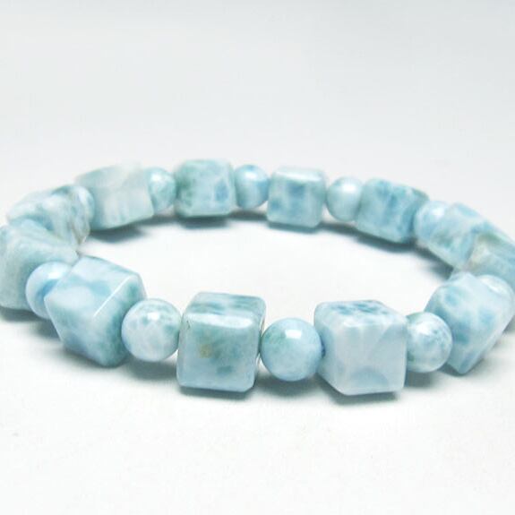 ラリマー ブレスレット 7mm 一点物 おまかせ便 111-34426