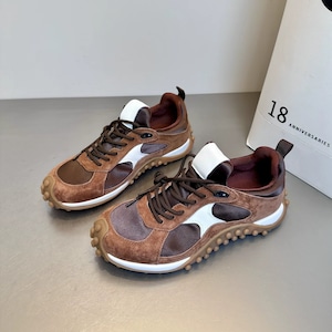 mixed material sneakers 14770