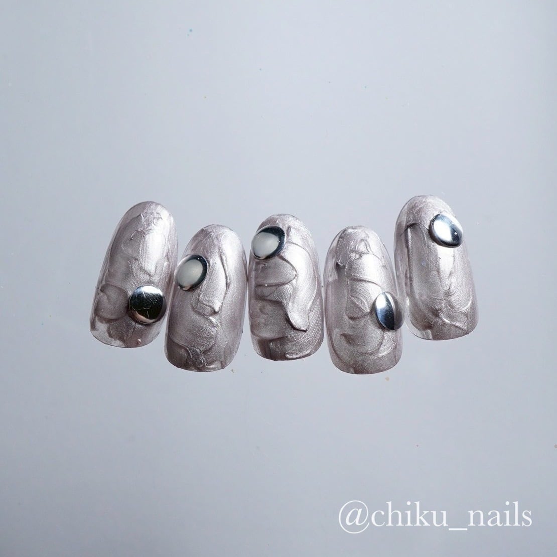 P976 Studs selection 5㎜ (bright silver) | atelier NOVEL
