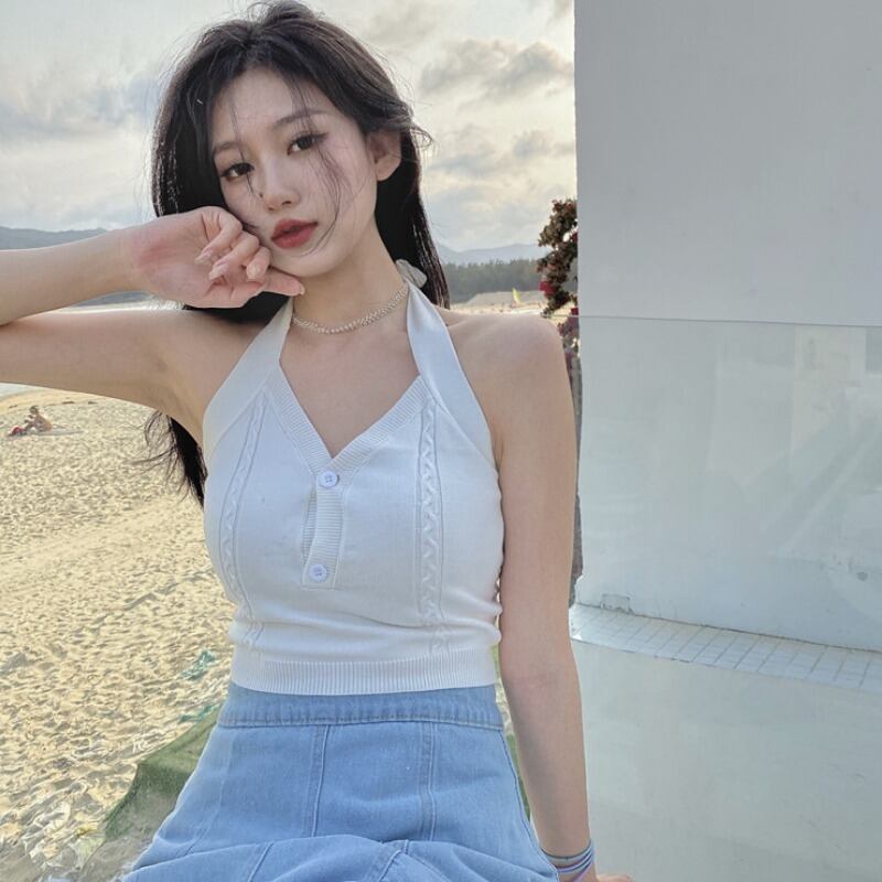 サマーホルターニットレディース 夏物 1号婦人12382189644