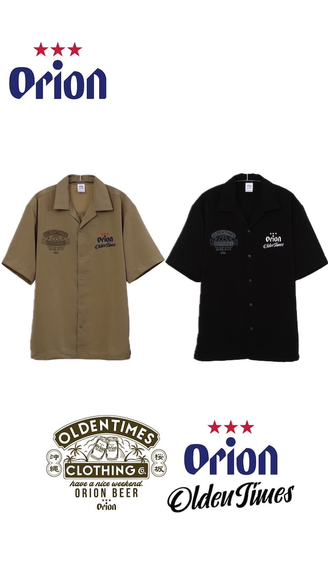 【2色展開】LOGO EMB SILKY O/C SHIRT