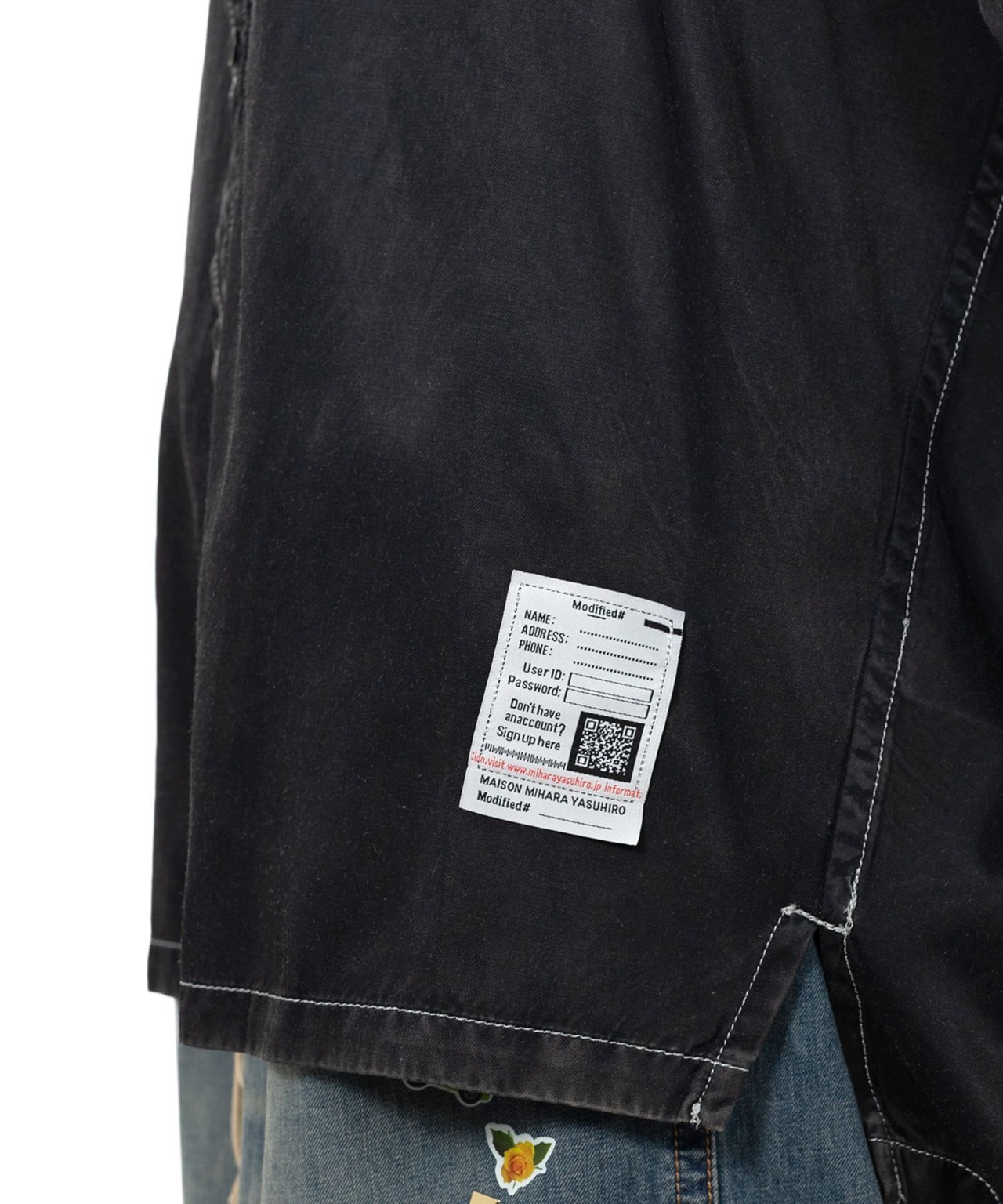 【25SS】Maison MIHARA YASUHIRO ミハラヤスヒロ / Vintage Like Satin Shirt / シャツ - 5