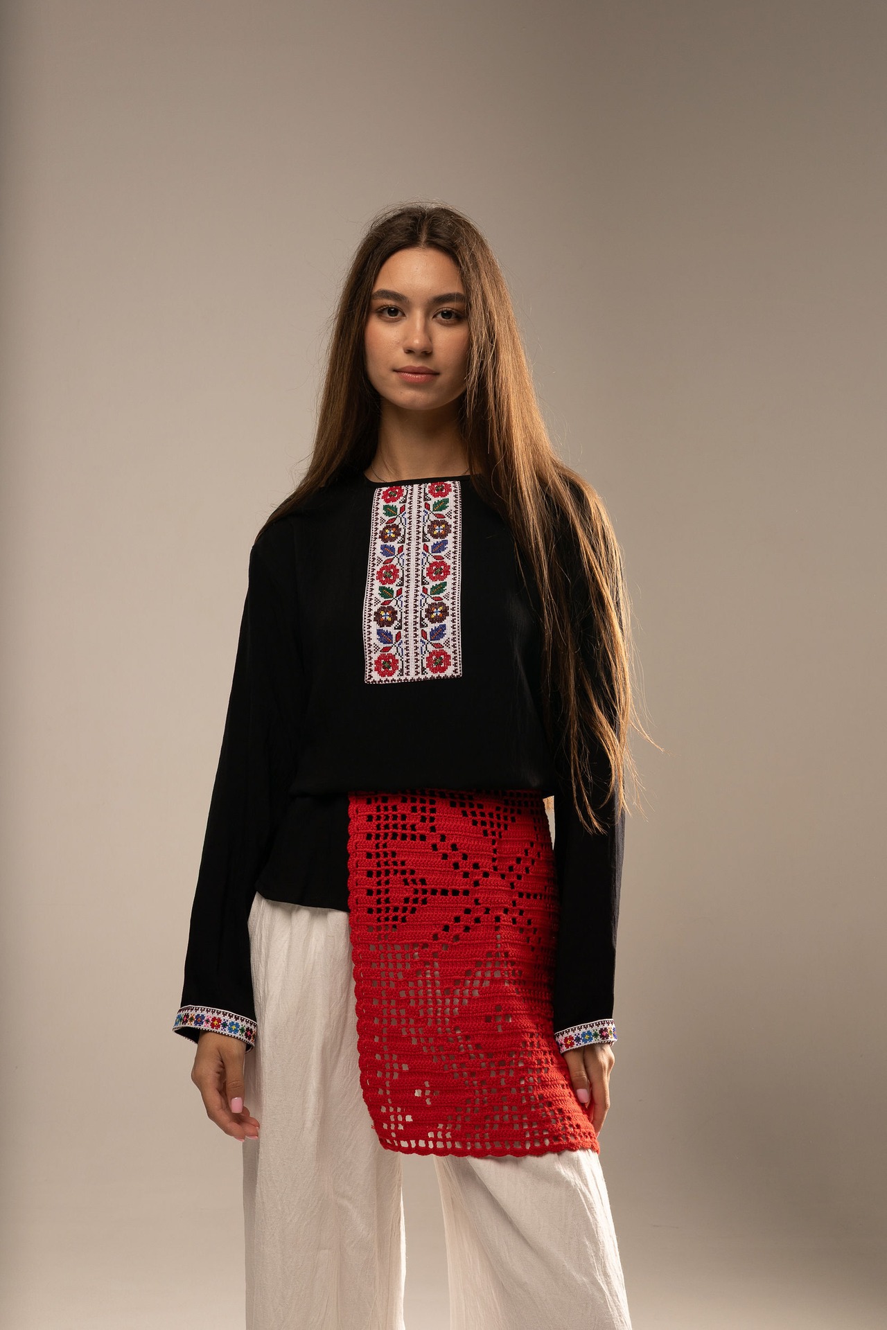 プリピンダ Припинда ウクライナ伝統・高級装飾布【手編み】 - 12