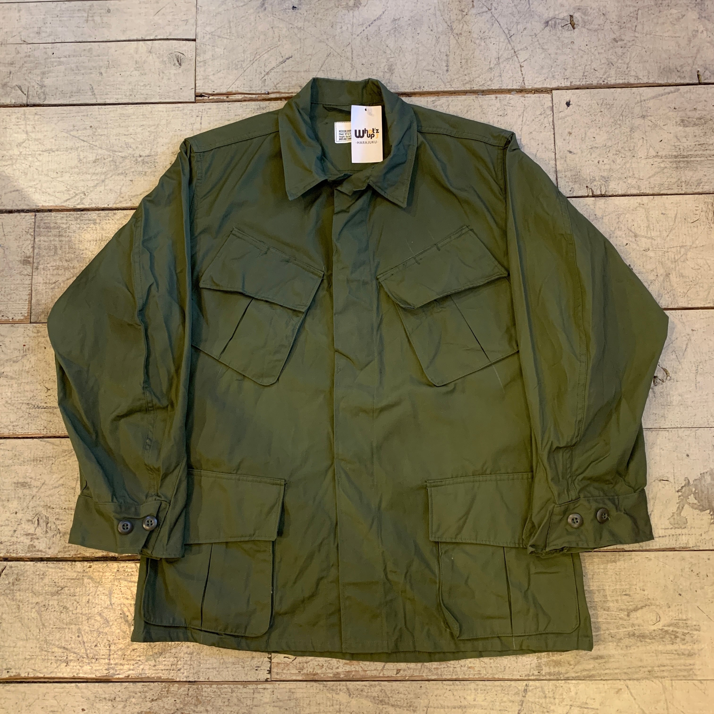 dead stock!! 60s U.S Army jungle fatigue jacket 3rd | What'z up