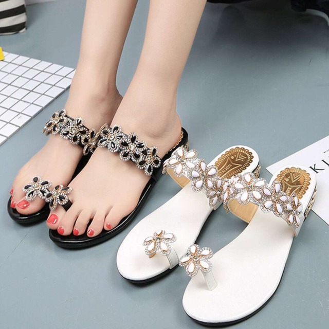 フラワージュエルサンダル　F044