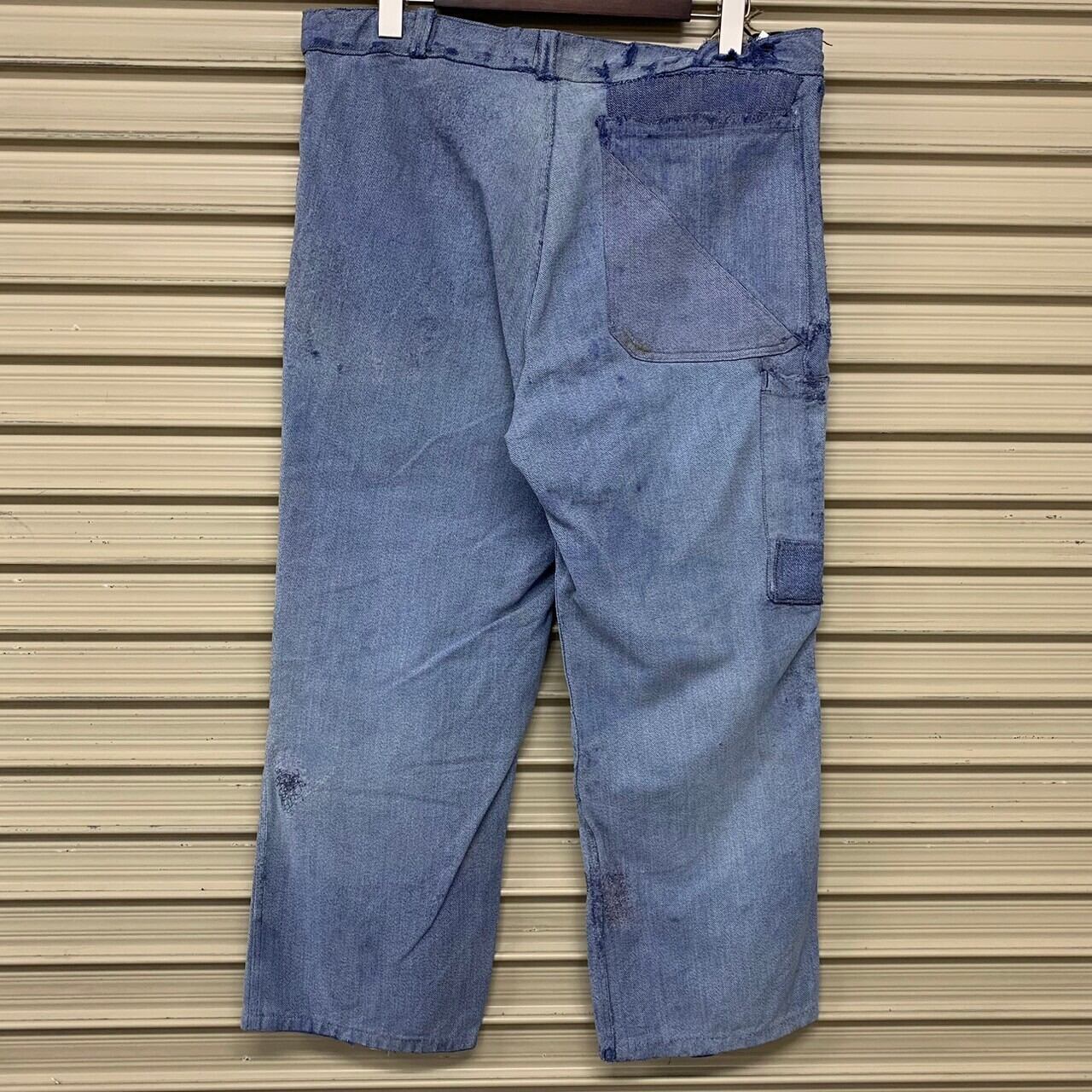 60s フレンチ デニムパンツ ユーロ ヴィンテージ 古着 ヨーロッパ ワーク 60s フレンチ デニムパンツ ユーロ ヴィンテージ 古着