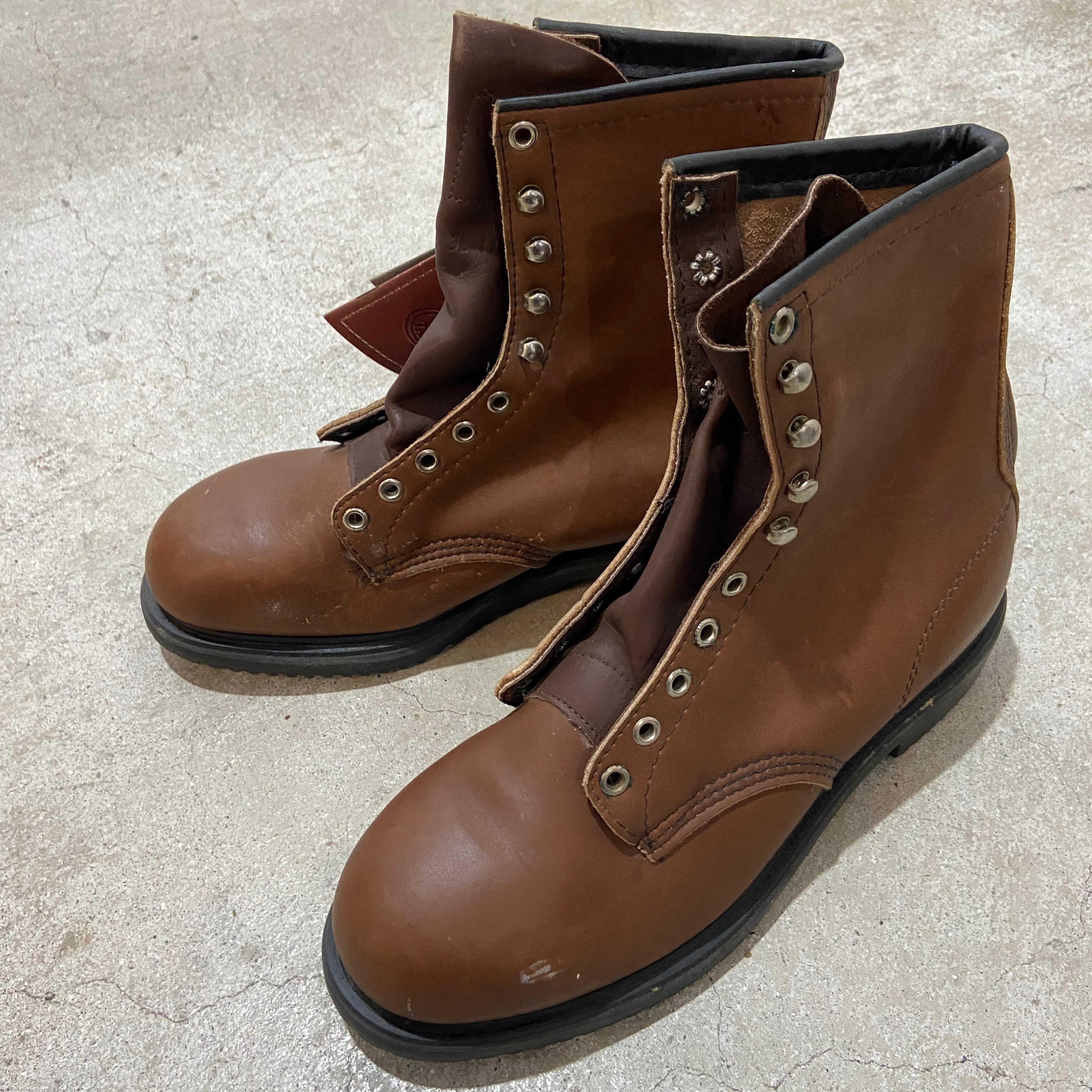 送料無料』デッドストック箱付き REDWING 廃盤 スティールトゥレザー 