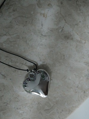 Heart necklace/ silver (即納商品)