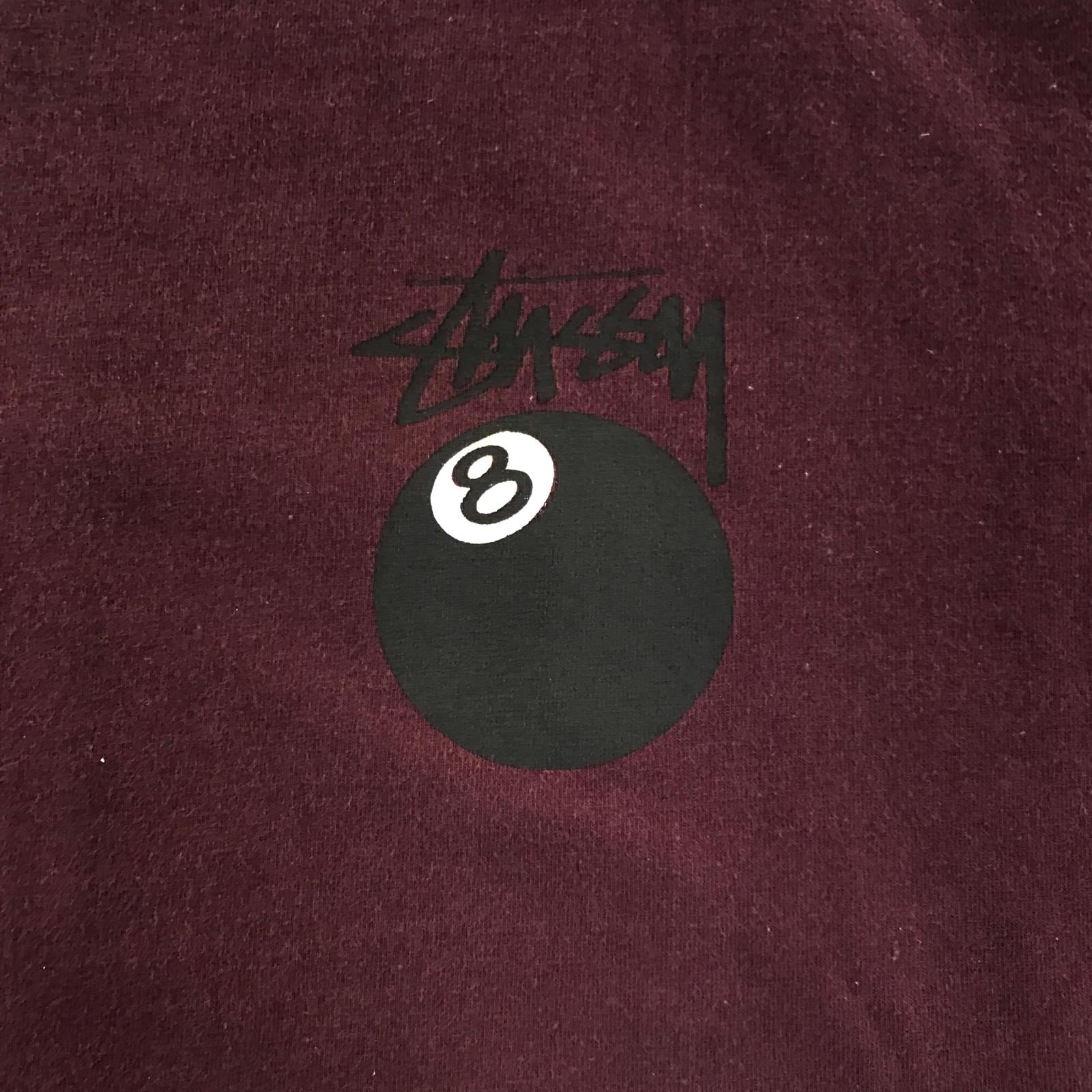 STUSSY ステューシー 半袖Tシャツ Old Stussy 8BaII Tee パープル