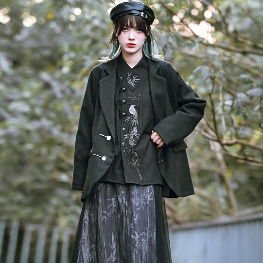【望叶さま専用】vintage ゴブラン織り　チャイナジャケット 望叶さま専用】vintage ゴブラン織り チャイナジャケット ゴブラン