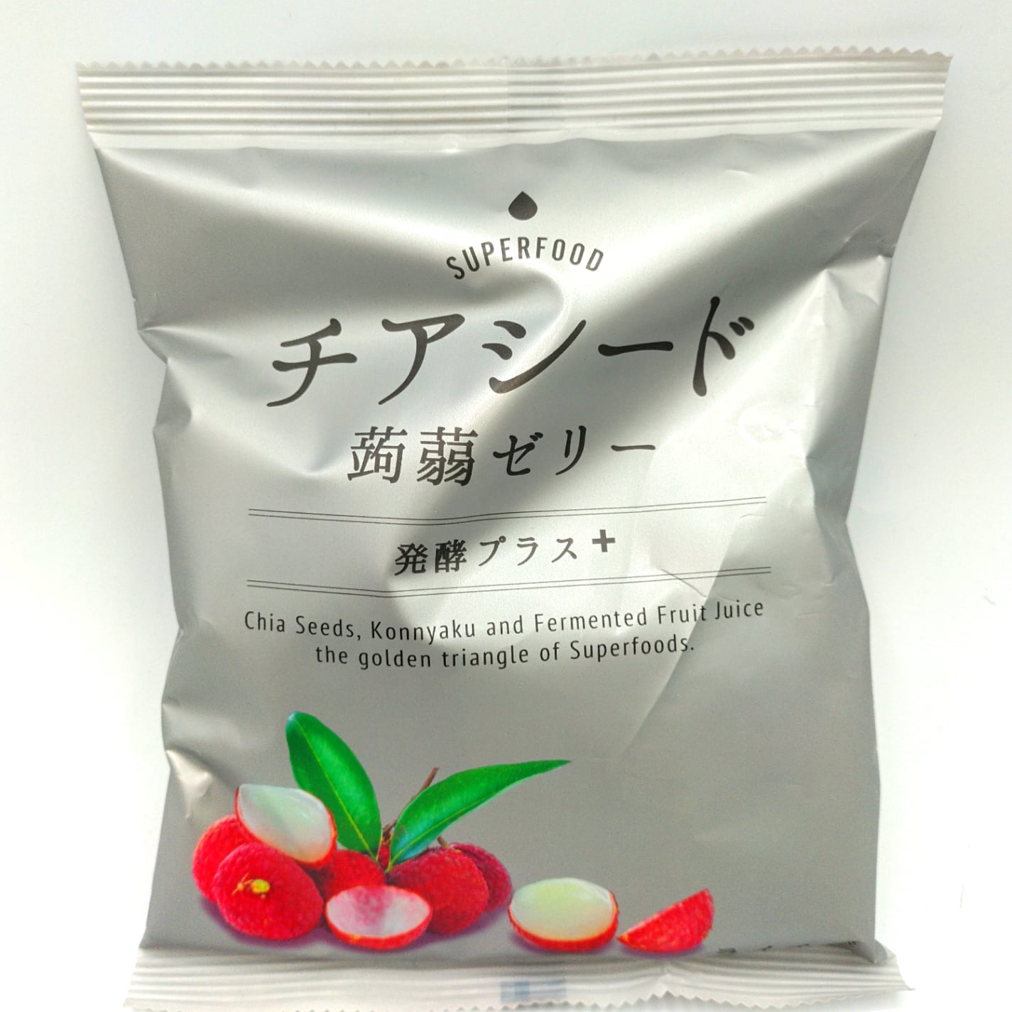 チアシード蒟蒻ゼリー 発酵プラス ライチ味 10袋入り （送料無料