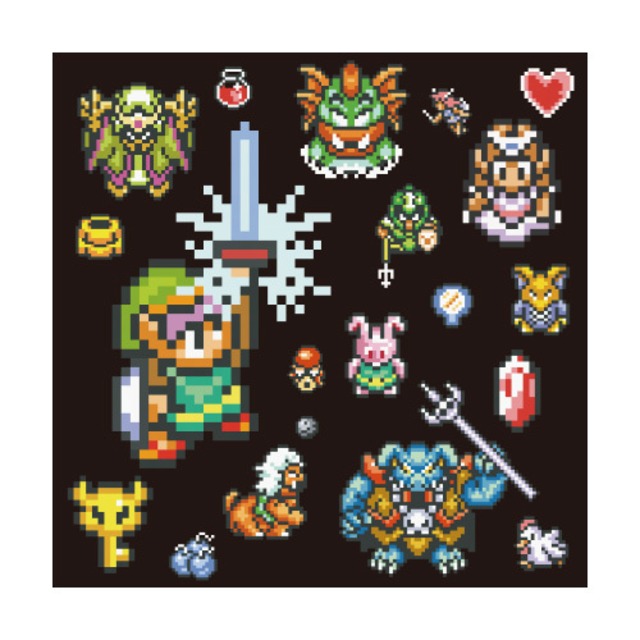 ゼルダの伝説 神々のトライフォース ハンドタオル 2種 THE LEGEND OF ZELDA / エンスカイ