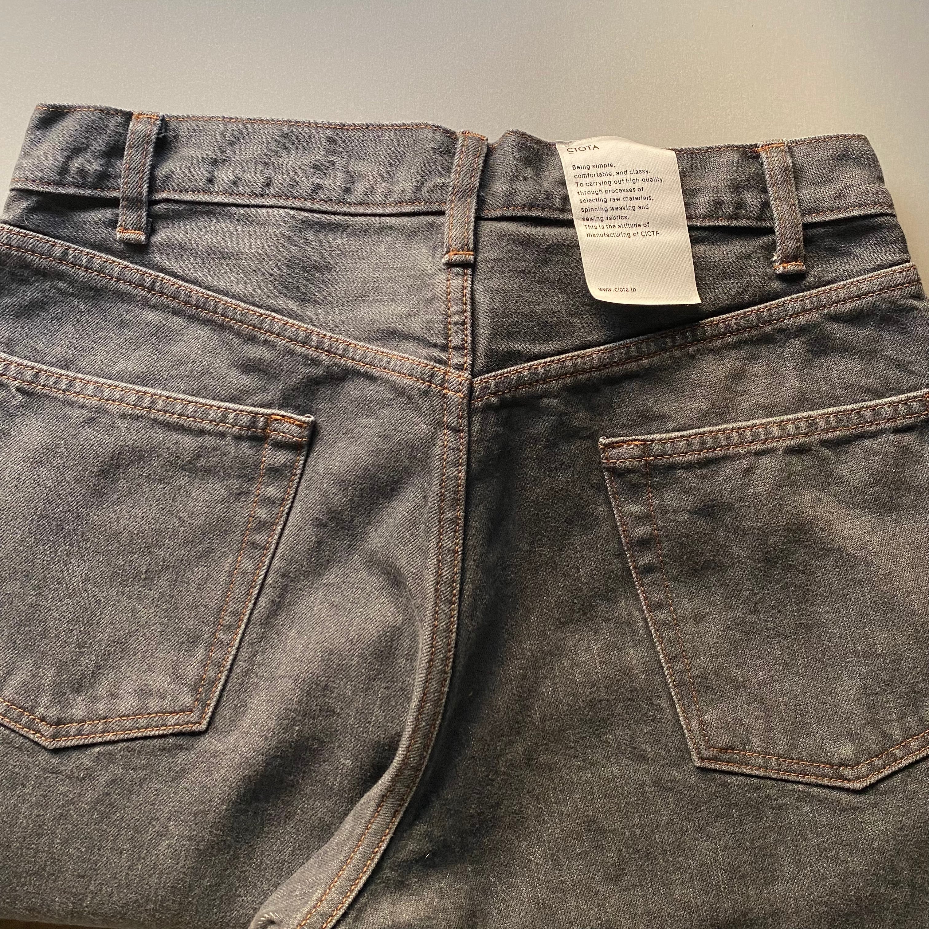 CIOTA|スビンコットン Wide Tapered 5 Pocket Pants13.5oz CIOTA|スビンコットン Wide Tapered 5 Pocket Pants13.5oz