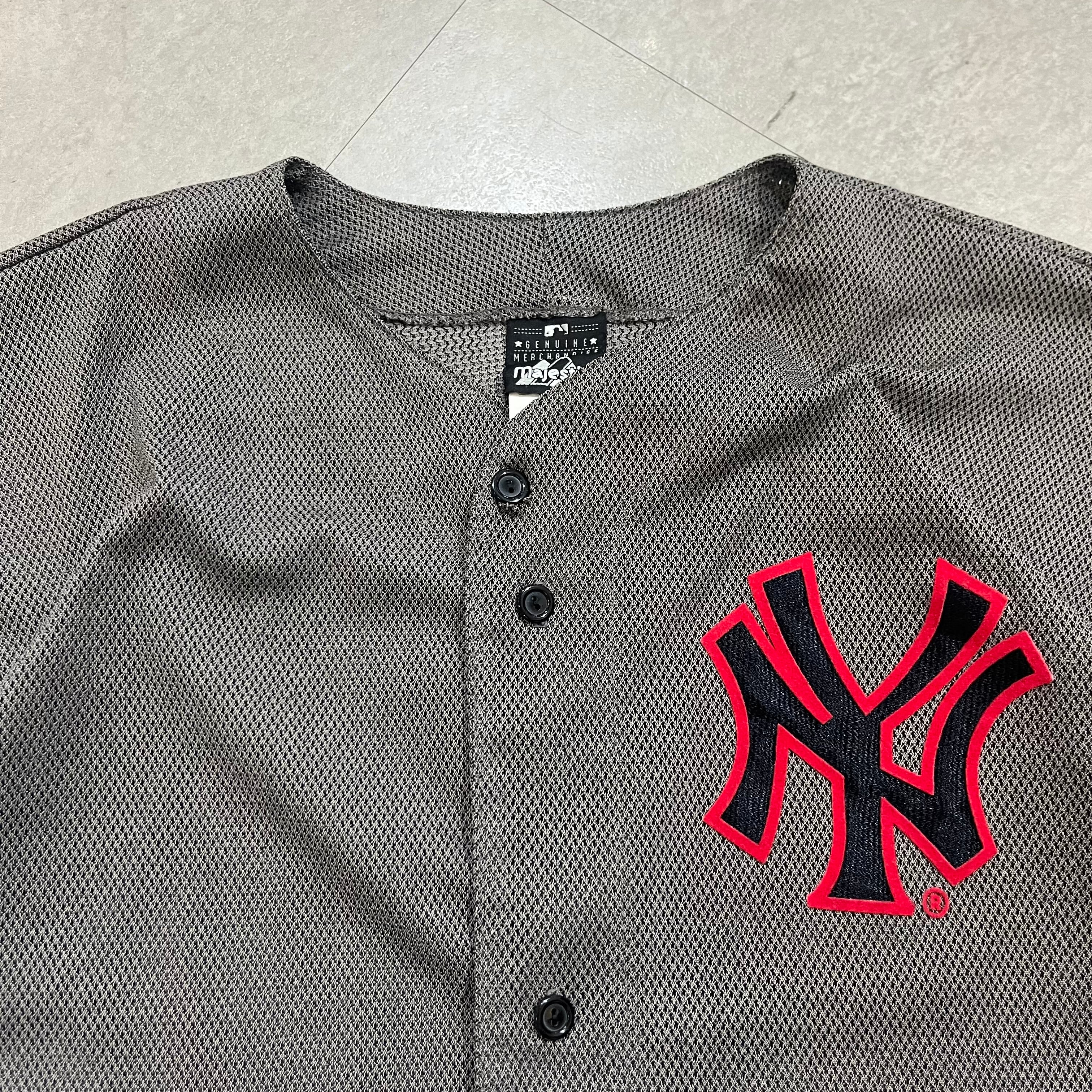 USA製 size:XL 【 New York Yankees 】ベースボールシャツ ゲーム
