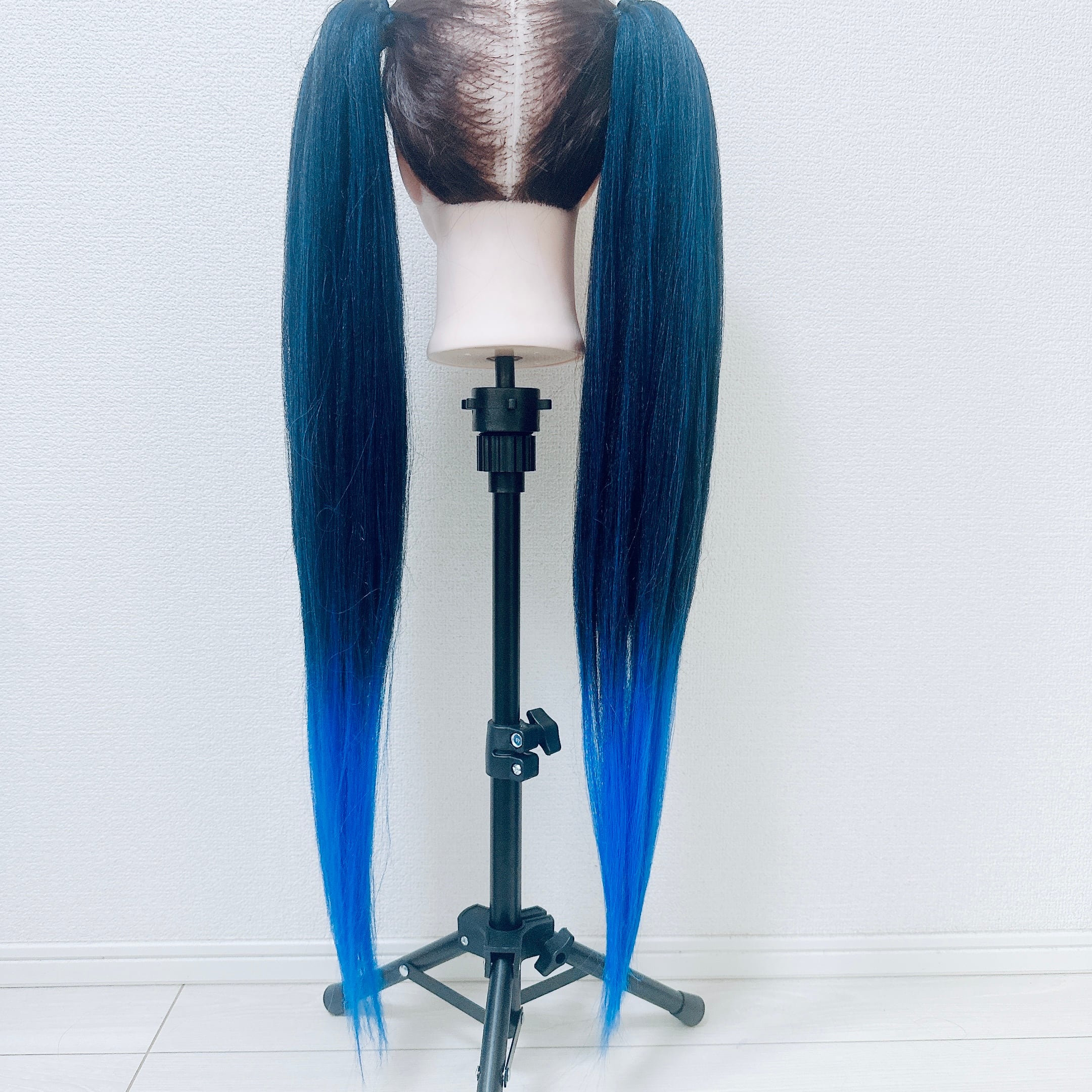 ヘアゴムエクステ ストレート ツインテール 2本セット | aglaiahandmade
