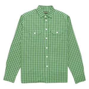 PASS PORT / WORKERS CHECK SHIRT GREEN