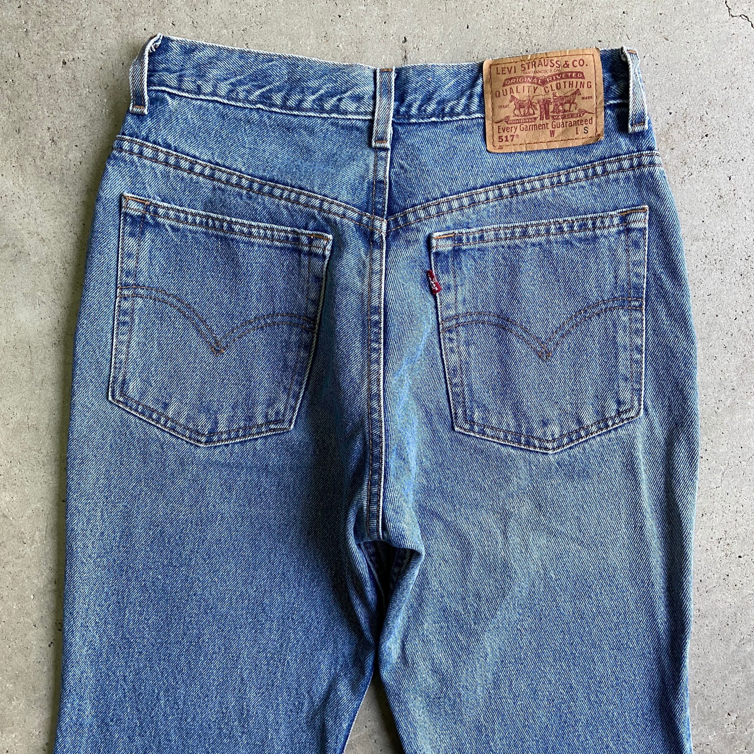 00年代 Levi's リーバイス 517 ブーツカット フレアデニムパンツ