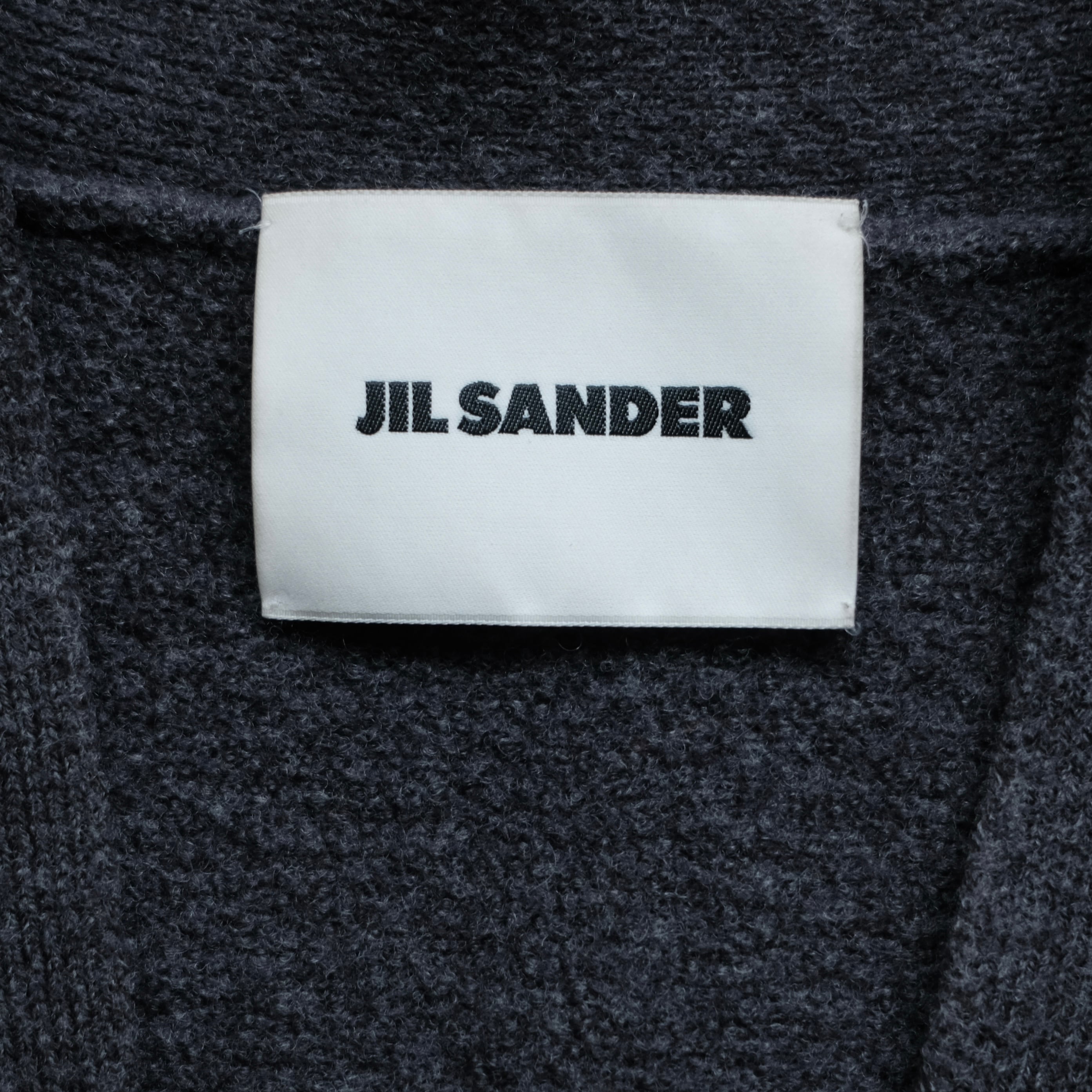 JIL SANDER 24AW MERINO BOILED WOOL CARDIGAN | safarionline