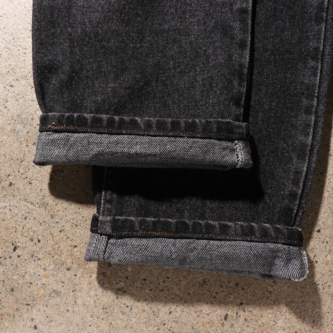 極美品 33×30 Levi's 505 USA 先染め黒 ブラックデニムパンツ リーバイス