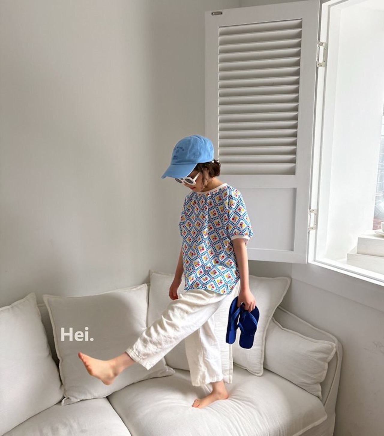 韓国子供服⌇Hei⌇フルーツシャツTシャツ⌇26summer⌇半袖Ｔシャツ⌇ *XS~XL*