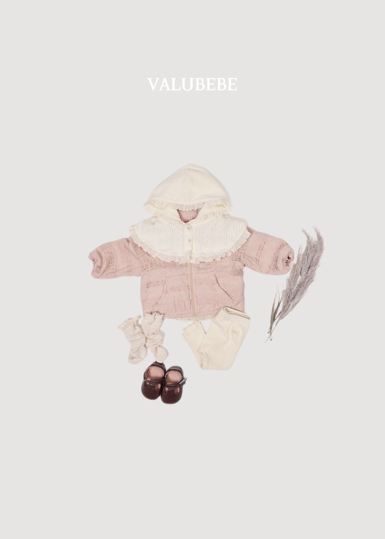送料無料【予約】/ レースジップアップジャケット/ valubebe