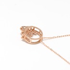 H&C ダイヤモンド デザインネックレス K18(PG) / 0.200ct
