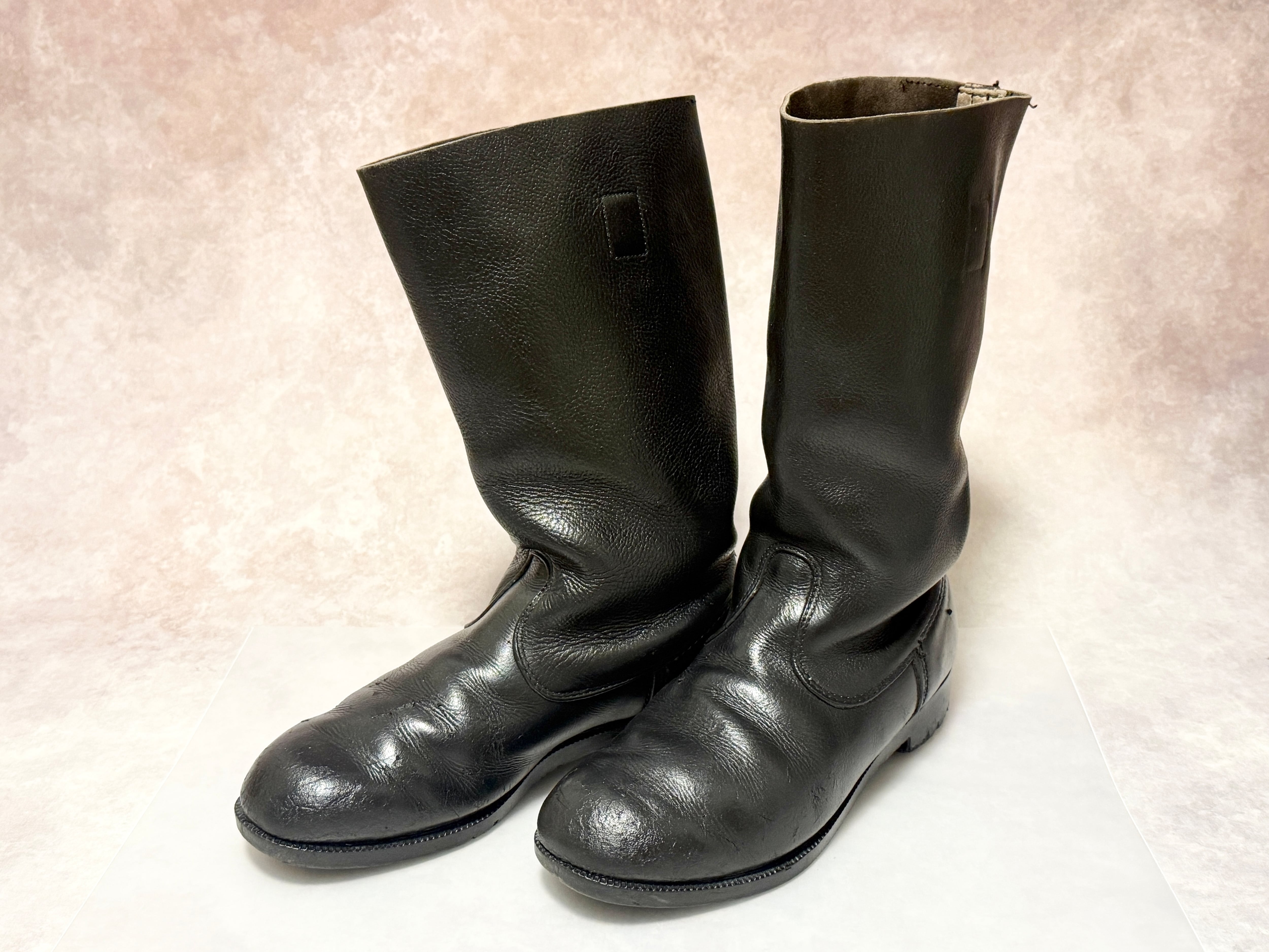 USED】WWII ドイツ軍代用 東ドイツ軍兵士官用ジャックブーツ（表記