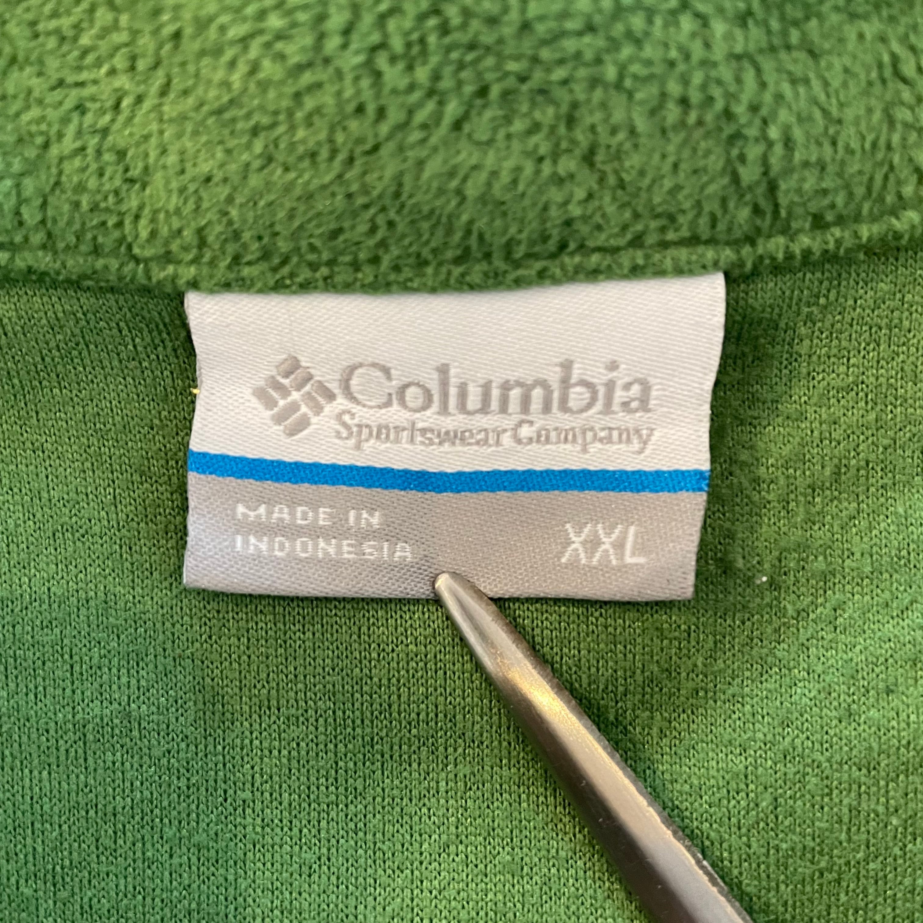 コロンビア Columbia ハーフジップフリースジャケット 刺繍ロゴ