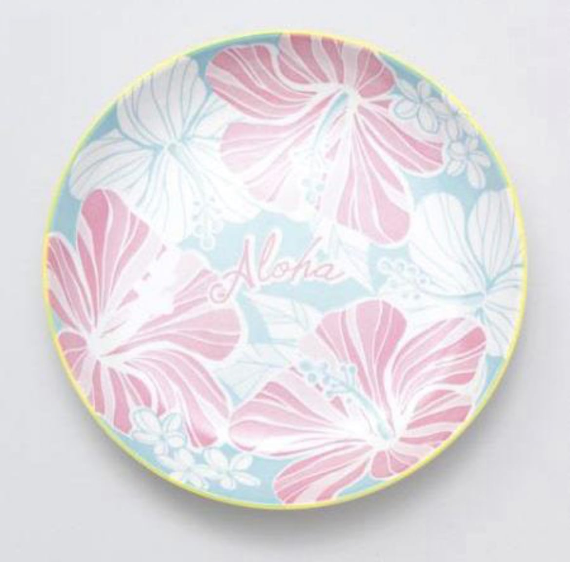 ハイビスカス 陶器皿【直径22cm】 | ハワイアン雑貨RainbowEgg