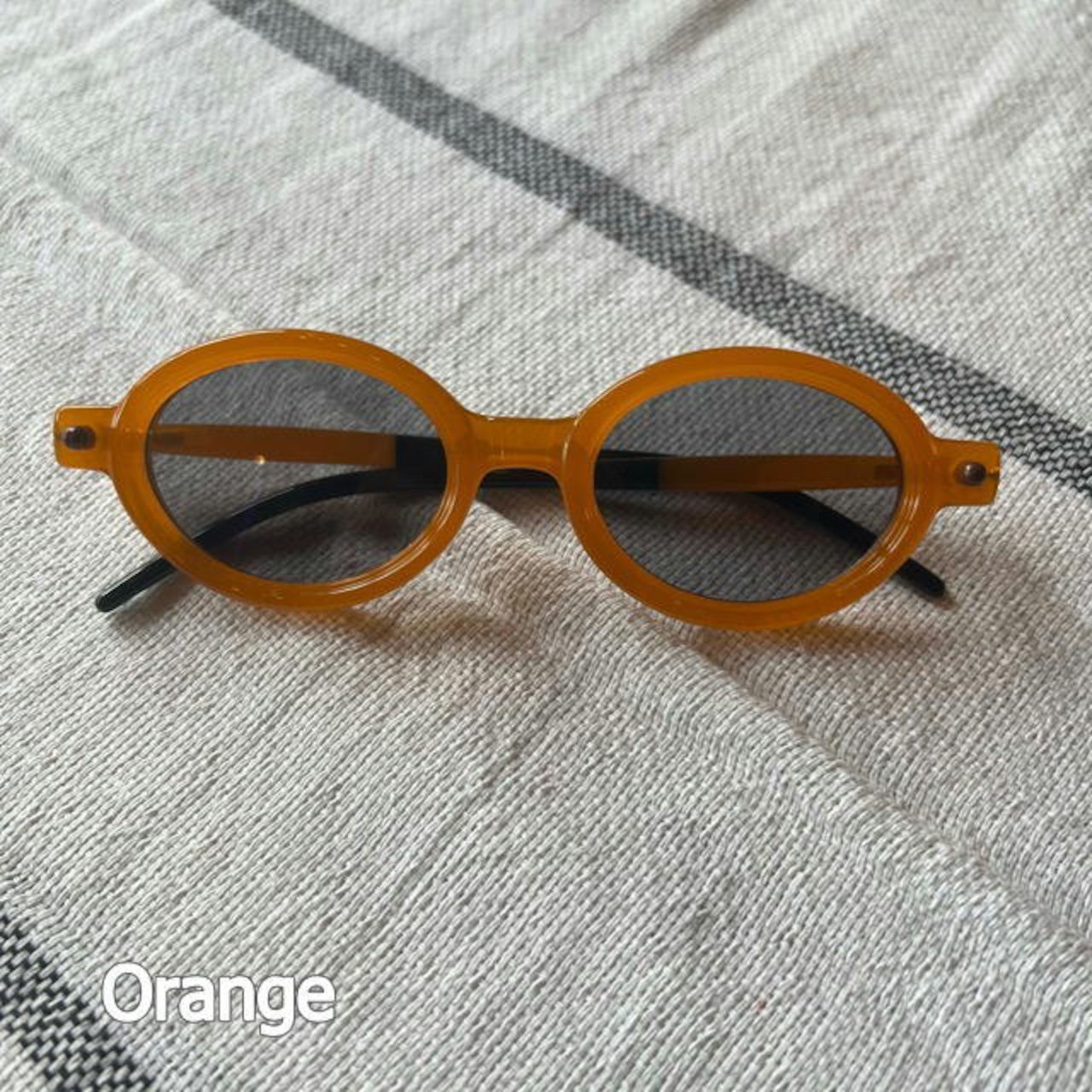 TOPANGA Accessory Bicolor oval Sunglasses 5Color バイカラーオーバルサングラス 5色 サングラス オーバル プレゼント
