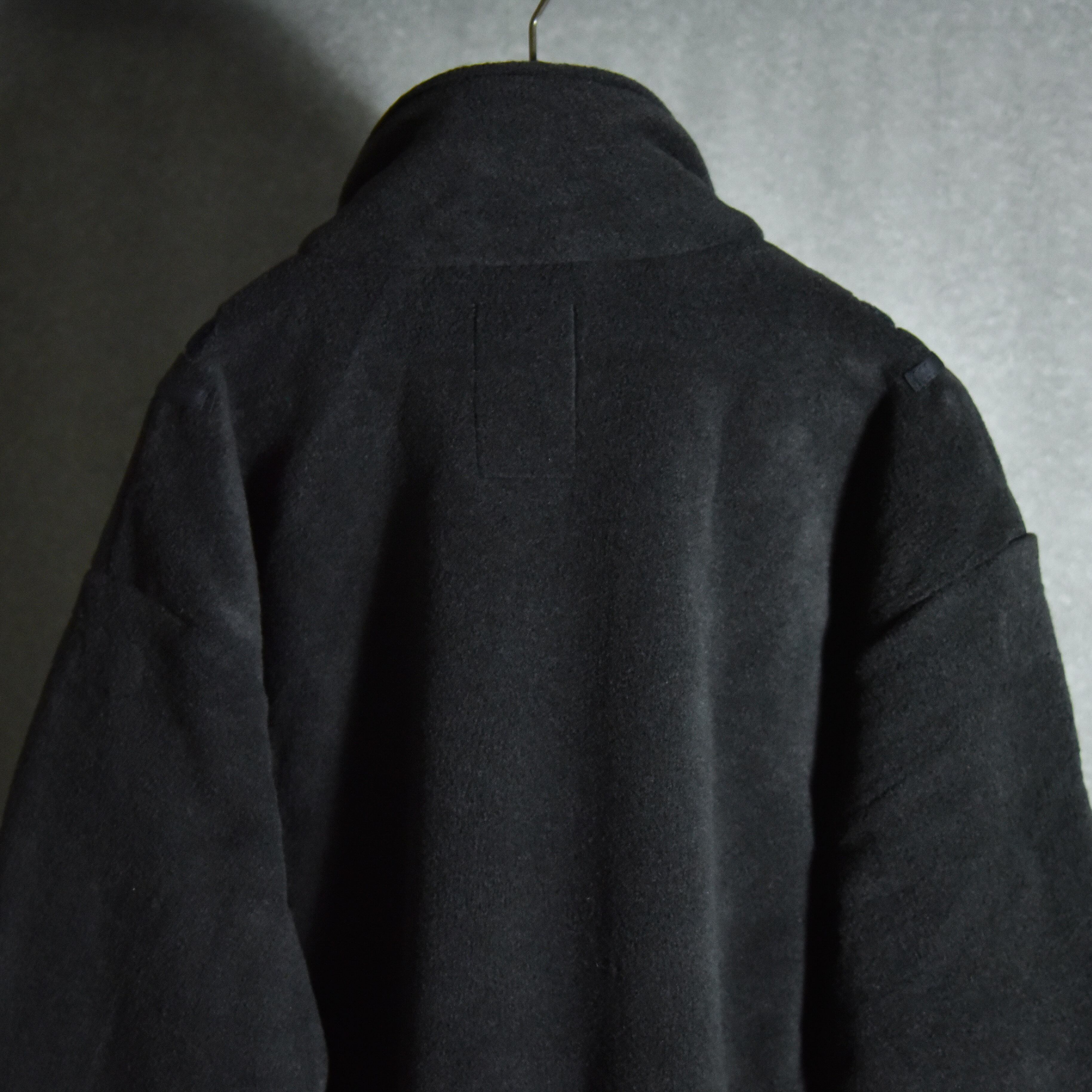 DEAD STOCK】Dutch Army Black Fleece Jacket オランダ軍 ブラック