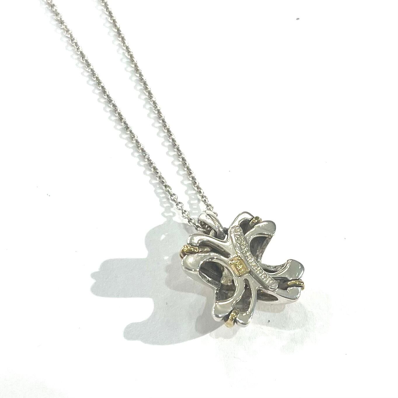 TIFFANY &CO】2495 K18YG ティファニーシグネチャー ネックレス TIFFANY &CO】2495 K18YG ティファニーシグネチャー ネックレス