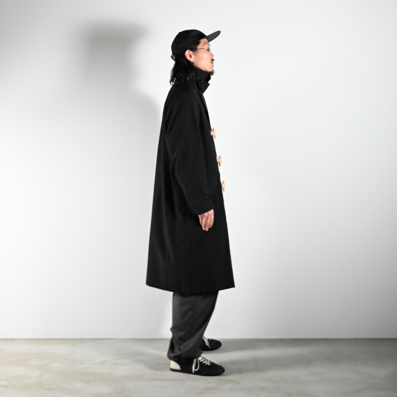 product twelve / High Count Wool Ripstop Duffle Coat コーディネート2