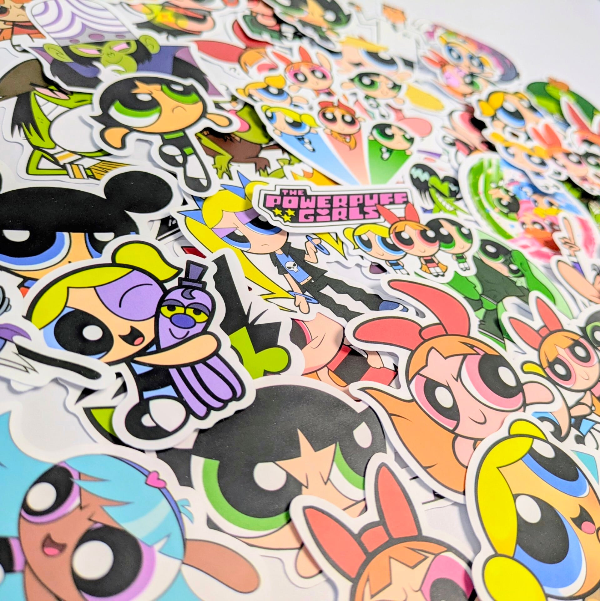 送料無料！【 The Powerpuff Girls  /  パワーパフガールズ 】STICKER（ステッカー）50枚SET　〚アメリカン雑貨 アメトイ〛