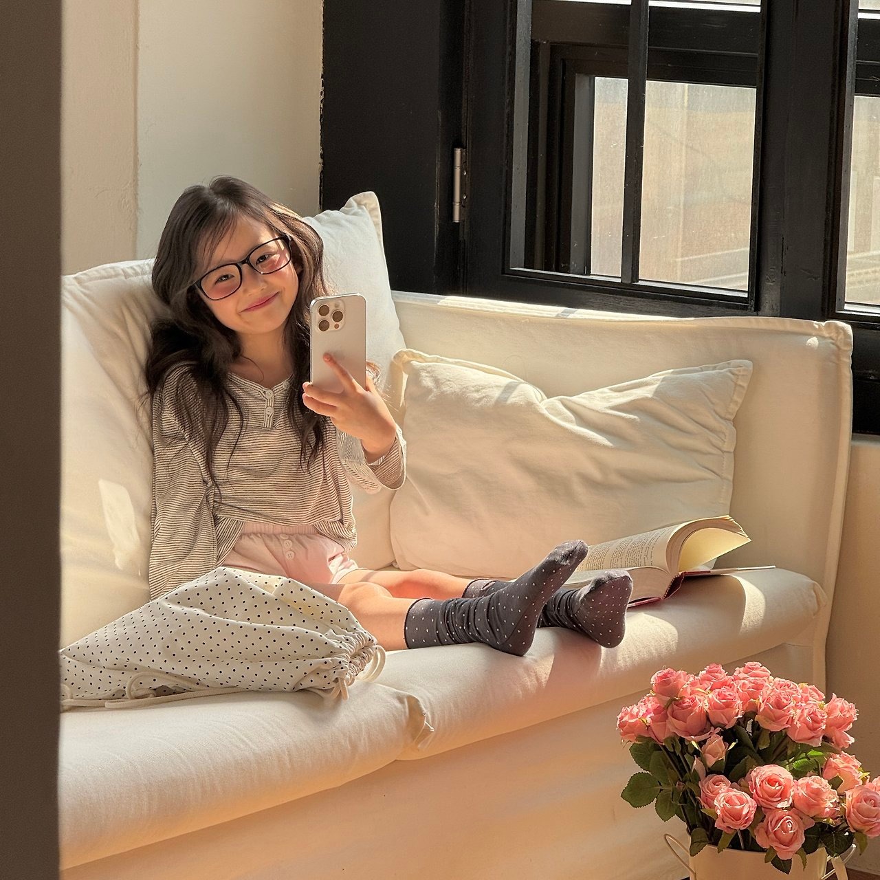 [ninibello] Marine Striped Shirt / [니니벨로] 마린단가라단작티