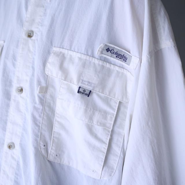 "Columbia" PFG over silhouette h/s shirt