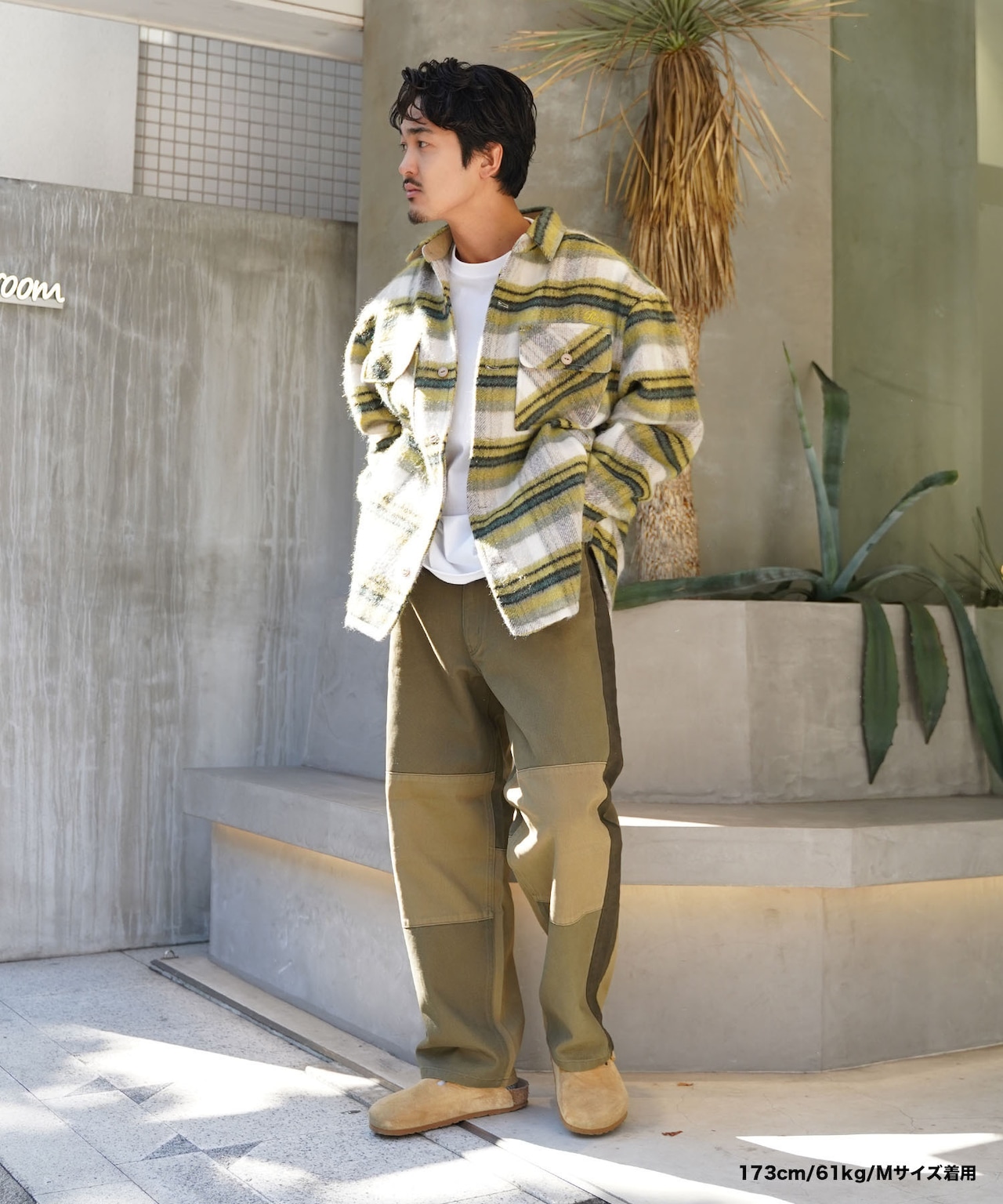 【#Re:room】COLOR SWITCHING WIDE CHINO［REP235］