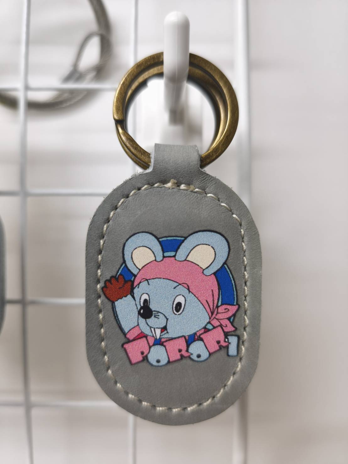 ぽろりレザーキーリング | スタジオじゃぴぽ