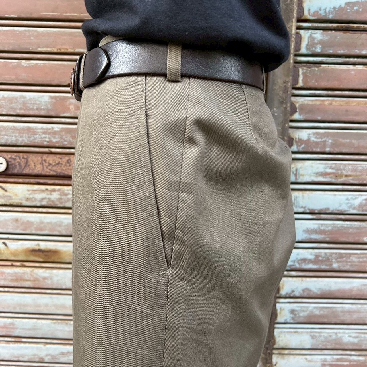 80s ユーゴスラビア軍 実物 セレモニーパンツ スラックス M W84cm