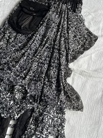 "Shohei Takamiya" Layered Leather Gimmick Flared Pants