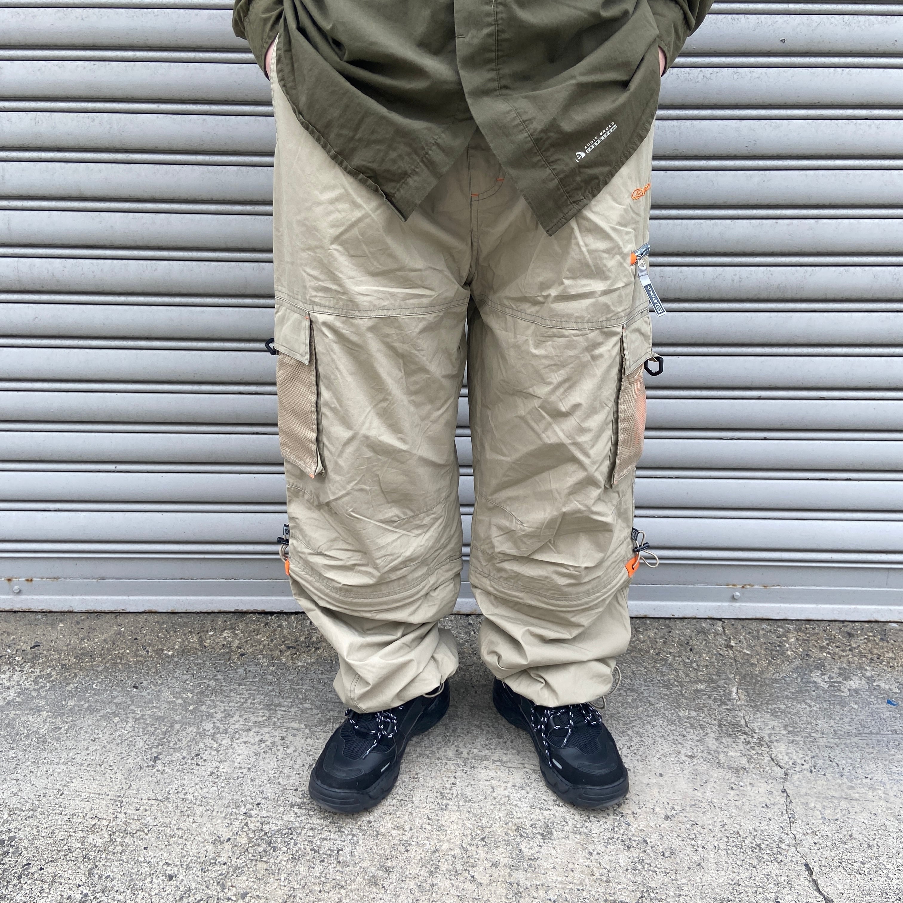 90s vintage cargo pants military tech