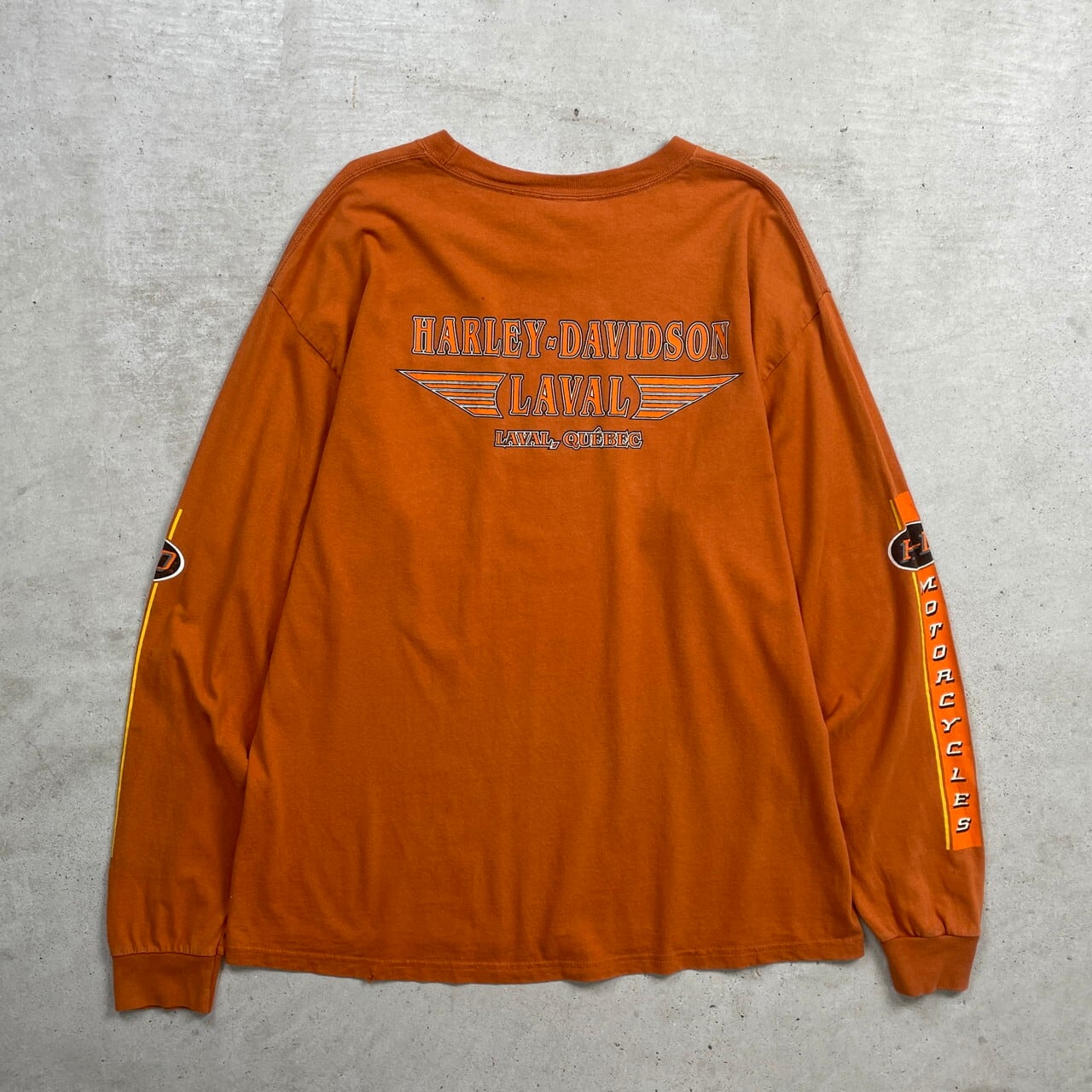Harley-Davidson ハーレーダビッドソン ロゴプリント ロングTシャツ