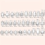 花瓶個30個セット クリア 透明の花瓶 ヴィンテージクリアガラスの花瓶 ホームテーブルの装飾 センターピース用 小さな花瓶 素朴なウェディングデコレーション マルチサイズ